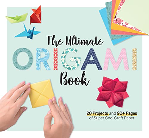 The Ultimate Origami Book: 20 Projects and 90+ Pages of Super Cool Craft Paper (Fox Chapel Publishing) Step-by-Step Instructions for Fish, Flowers, Boats, Butterflies, Birds, Mount Fuji, and More Paperback – August 11, 2020