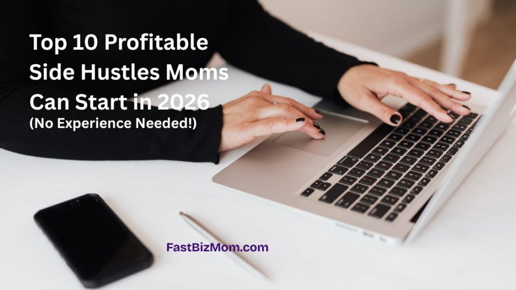 Top 10 Profitable Side Hustles Moms Can Start in 2026 